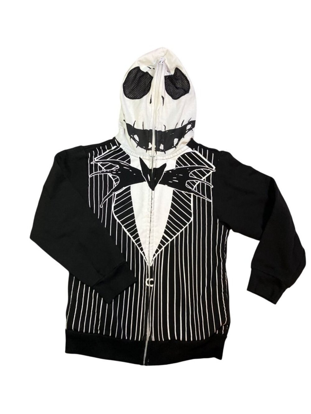 The Nightmare Before Christmas Jack Skellington XS Costume Hoodie Full Face Mask